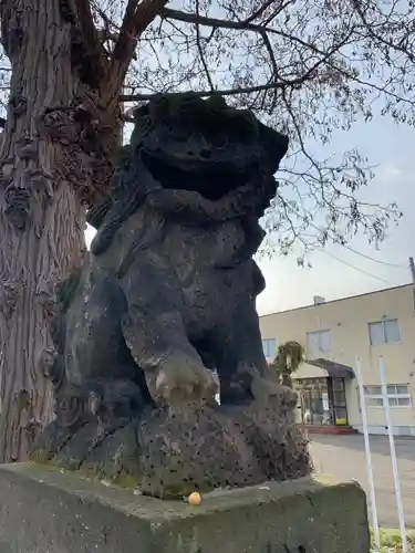 篠路神社の狛犬