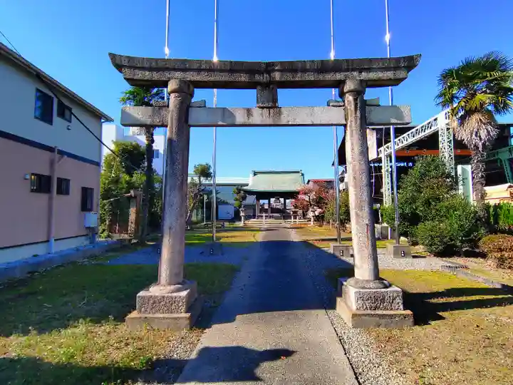 稲荷神社(上中町沖)の鳥居