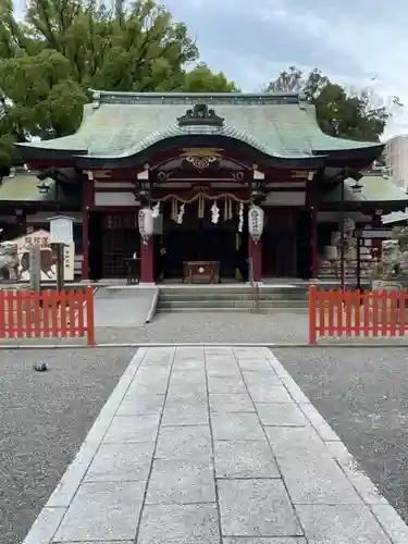開口神社の本殿・本堂
