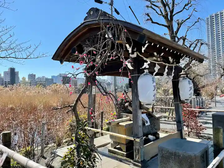 寛永寺不忍池弁天堂の手水舎