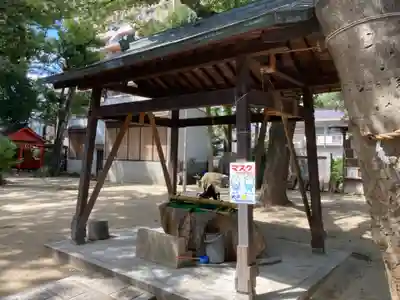 甲子園八幡神社の手水舎
