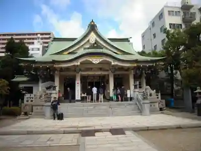 難波八阪神社の本殿・本堂