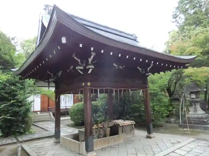 御霊神社(上御霊神社)の手水舎