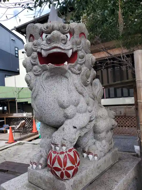 菊名神社の狛犬