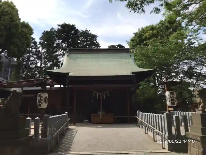 星川杉山神社の本殿・本堂