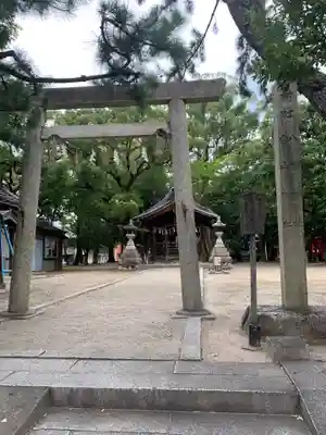 八幡社(白山社八幡社)の鳥居