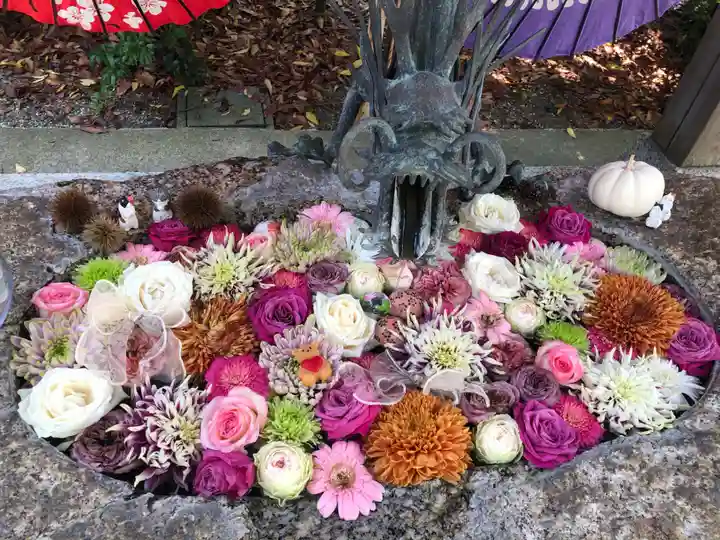 彌都加伎神社の手水舎