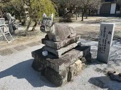 綱敷天満宮の狛犬