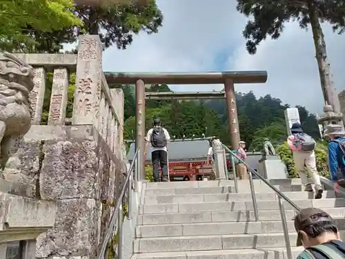 大山阿夫利神社の鳥居