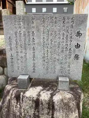 天神社（余坂天神社）の歴史