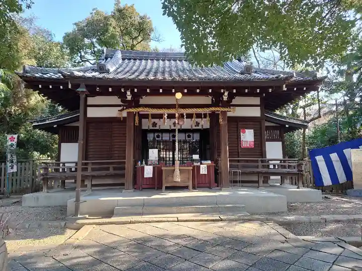 安居神社の本殿・本堂