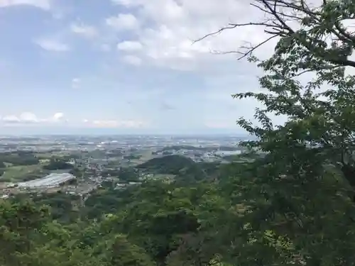 白山神社の景色