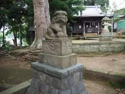 五霊神社の狛犬