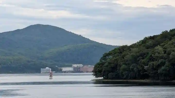 中島三重の塔の景色