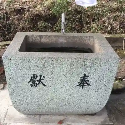 大原阿蘇神社の手水舎