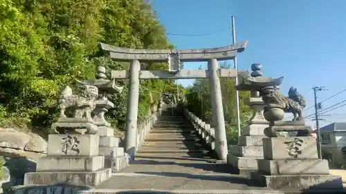 小川八幡宮の鳥居