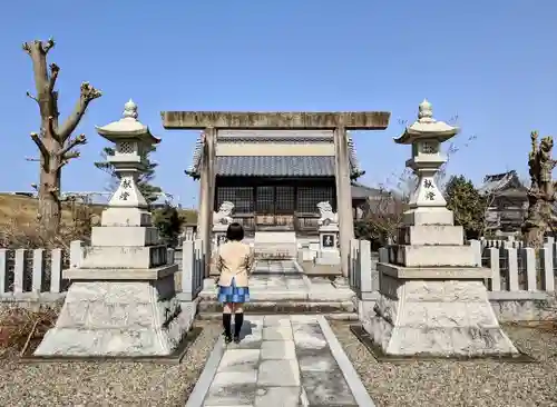 神明神社 (海津町)の鳥居