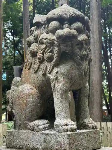 田村神社の狛犬