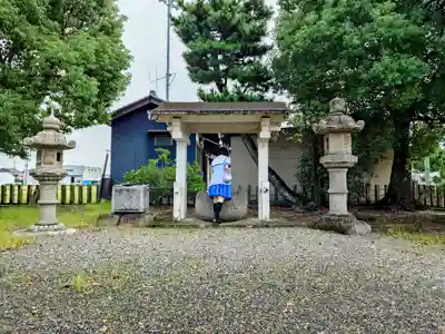 古政神社の手水舎