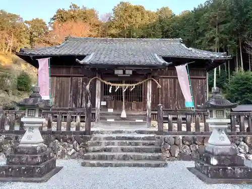 蜂前神社の本殿・本堂