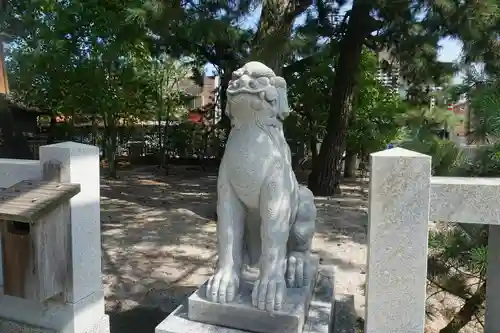 賣布神社の狛犬