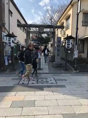 川越熊野神社の鳥居