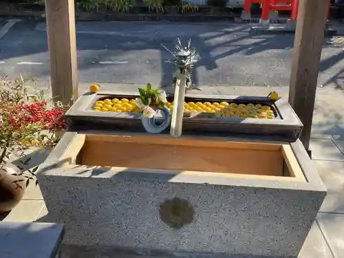 武蔵第六天神社の手水