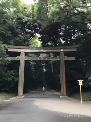 明治神宮の鳥居