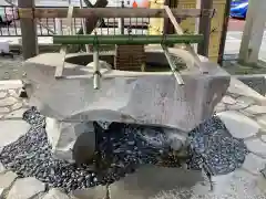 白旗神社の手水