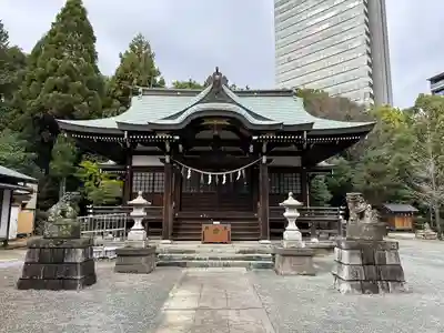 落合白山神社の本殿・本堂