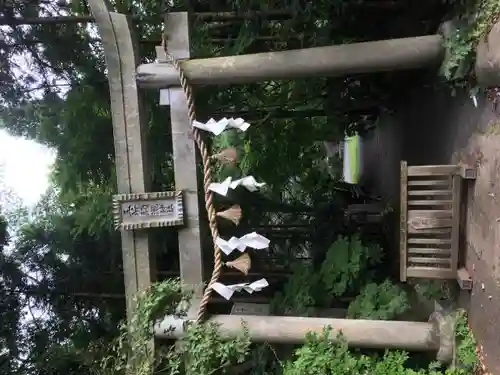 五所駒瀧神社の鳥居