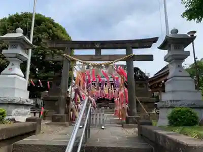 嶺白山神社の鳥居