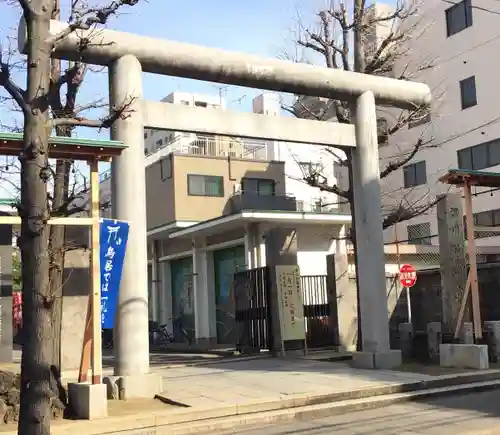 深川神明宮の鳥居