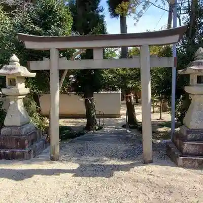 殖栗神社の鳥居