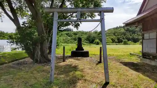 湯内神社（大熊神社）の鳥居