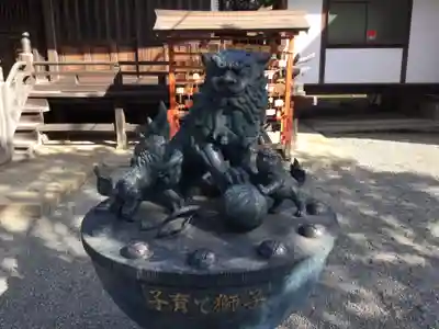 簳幹八幡宮の狛犬