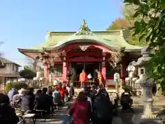 市谷亀岡八幡宮の本殿