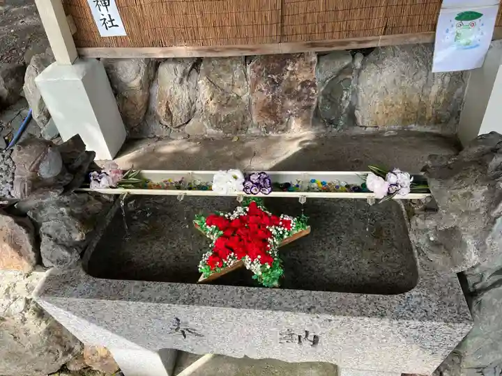 星置神社の手水舎