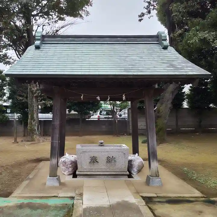 北野八幡神社の手水舎