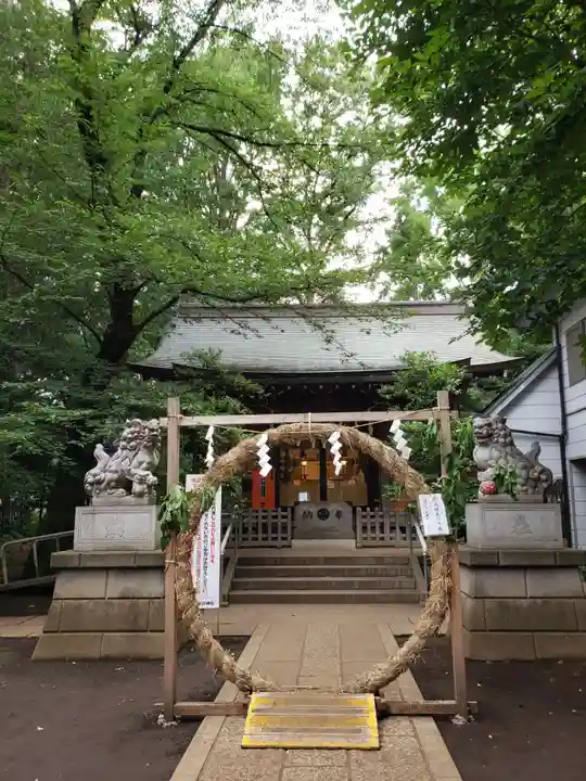 神明氷川神社の本殿・本堂