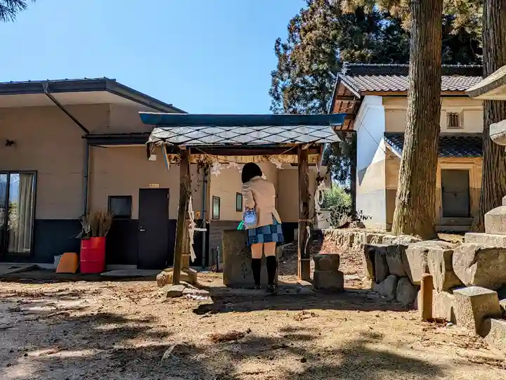 白髭神社の手水舎