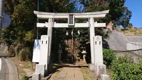 佐江戸杉山神社の鳥居