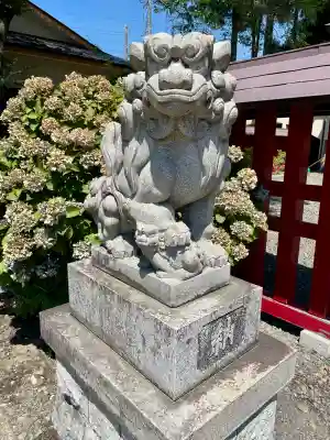 中田神社の狛犬