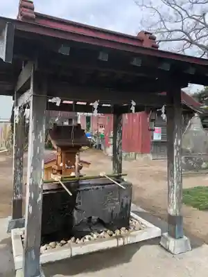水海道鎮守 八幡神社の手水舎
