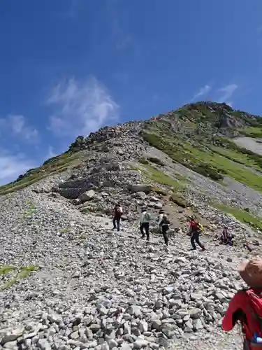 雄山神社峰本社の自然