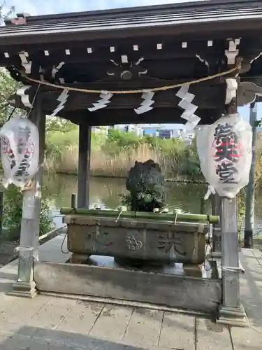 寛永寺不忍池弁天堂の手水