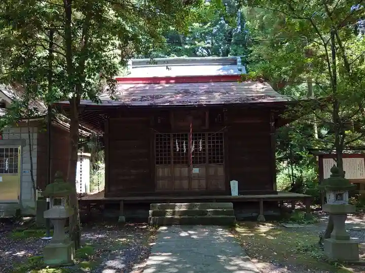 塙田八幡宮の本殿・本堂