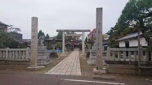 曽根神社の鳥居