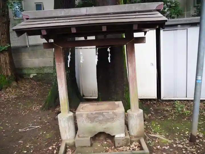 東谷北野神社の手水舎