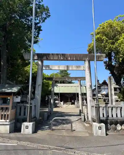 御井神社の鳥居